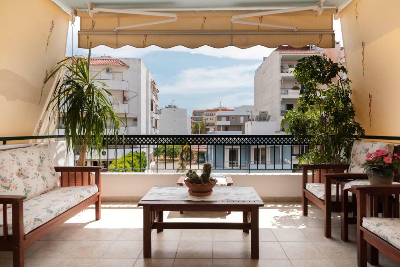 Penthouse 5 Min From Airport And Sea Apartamento Markópoulon Exterior foto